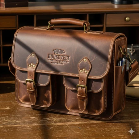 Roosevelt Leather Briefcase Bag